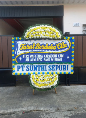 Papan Bunga Duka di Nagarasari